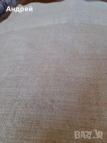 Стар ленен плат,лен, снимка 2 - Антикварни и старинни предмети - 52054601