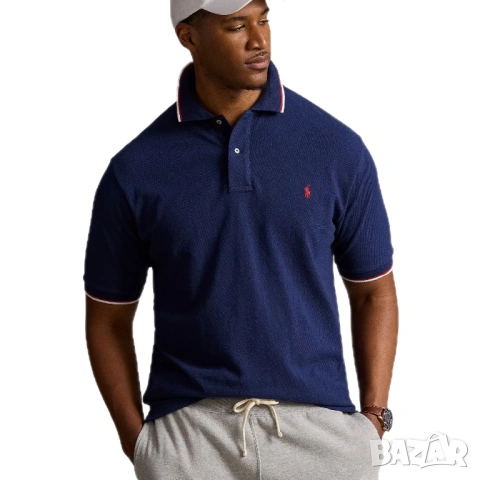 Мъжка тениска с яка Polo Ralph Lauren | 3XL