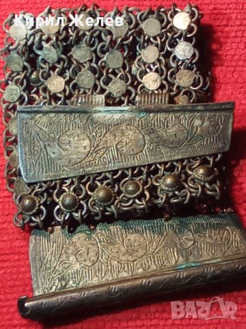 18 ВЕК СРЕБЪРНА САЧАНЕНА КУЮМДЖИЙСКА МАЙСТОРСКА ИЗРАБОТКА ЖИВАЧНА ПОЗЛАТА ОРНАМЕНТИКА с ЩИФТ 5076, снимка 2 - Антикварни и старинни предмети - 33215561