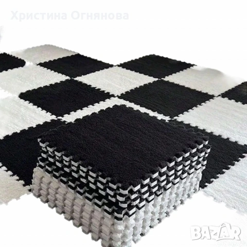 Мек килим пъзел от 10 части 1кв .м, снимка 2 - Други - 53839191