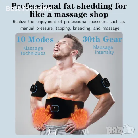 Професионален EMS Мускулен стимулатор 5 в 1 ‎Erysin S5, снимка 4 - Медицинска апаратура - 48827560