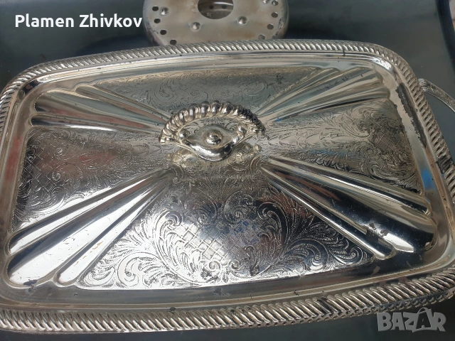 металени лъскави съдове два броя , снимка 3 - Съдове за готвене - 53506121