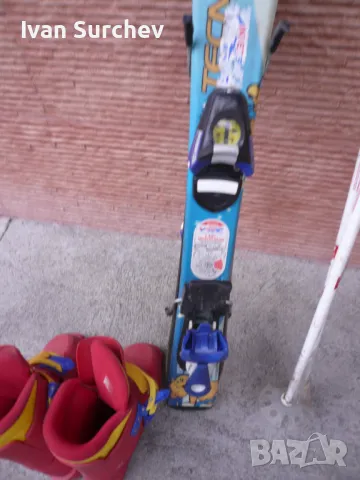 СКИ ДЕТСКИ , ОБУВКИ И ЩЕКИ -75 СМ, снимка 12 - Зимни спортове - 48734259