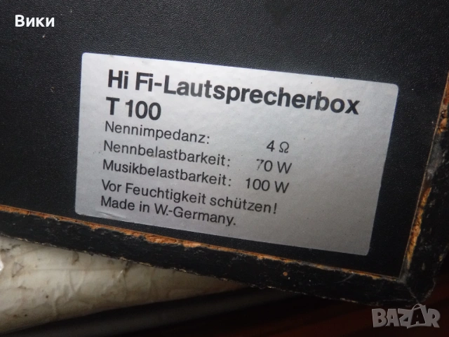 EXPERT  T100  4 ома  70/100 вата, снимка 8 - Тонколони - 53690026