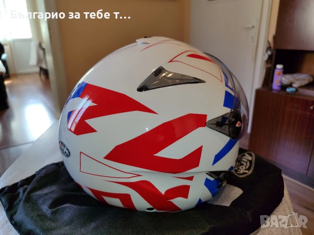 Мото каска Airoh JT Convert Blue Gloss XXL 63 см., снимка 4 - Аксесоари и консумативи - 53752280