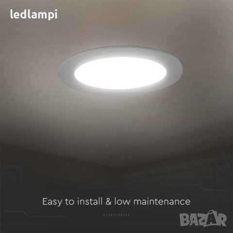 LED Луна за вграждане 3W Кръг SLIM - ИЗГОДНА ЦЕНА, снимка 3 - Лед осветление - 41267110
