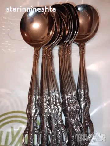 6 броя  Ретро Винтидж Неупотребявани Стари немски прибори старинни немски прибори за хранене , снимка 2 - Антикварни и старинни предмети - 48621493