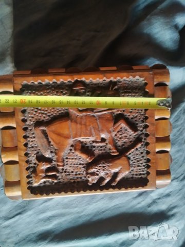 стара дървена кутия, снимка 4 - Антикварни и старинни предмети - 35933538