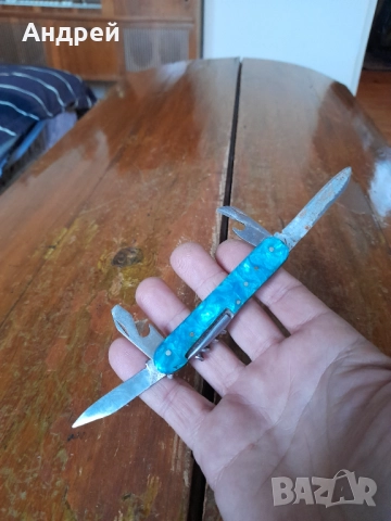 Стар джобен нож,ножче,ножка #158, снимка 4 - Други ценни предмети - 52250219