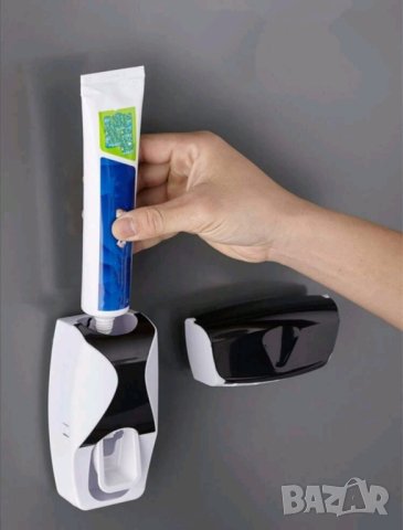 Автоматичен диспенсър за паста за зъби с държач за четки, снимка 2 - Други - 41763155
