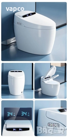 Мултифункционална смарт тоалетна F03 с биде, подгрев, сушене, масаж, снимка 16 - Други - 52484341