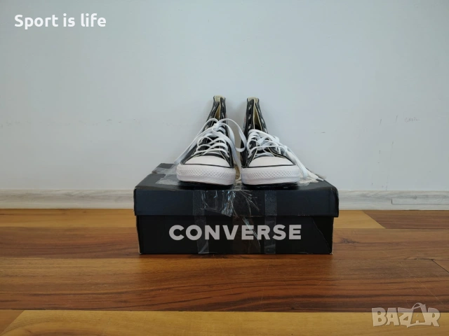 Converse Сникърси Chuck Taylor All Star Classic Leather Hi, 44 EU, снимка 2 - Кецове - 53495471