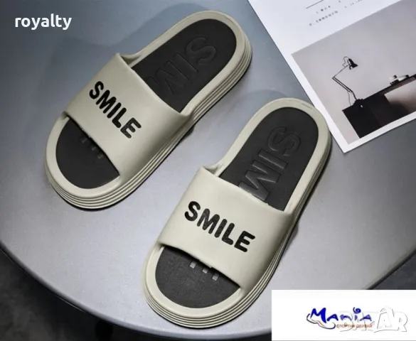 Мъжки чехли с дебело ходило Два цвята , снимка 2 - Джапанки - 49963534