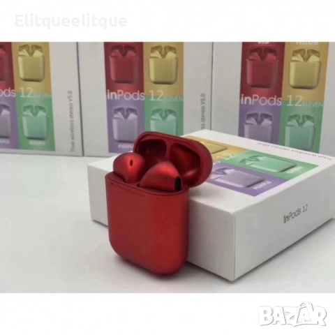 Безжични слушалки InPods 12, снимка 5 - Bluetooth слушалки - 49684963