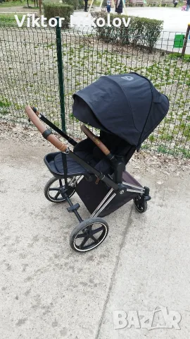 Комплект Cybex Priam 4 летен кош с поставка за чаша/шише и куки за чанта, Пловдив, снимка 10 - Детски колички - 56140270