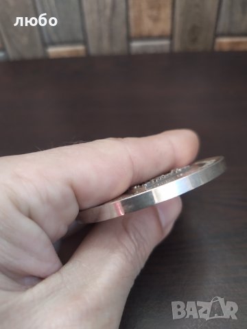 Голям Сребърен Медал 0.925 120 гр, снимка 5 - Нумизматика и бонистика - 44415873