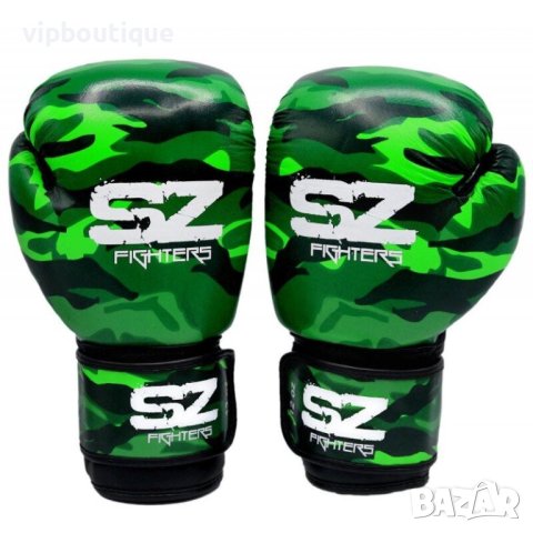 Боксови Ръкавици Ест. Кожа Зелен Камуфлаж