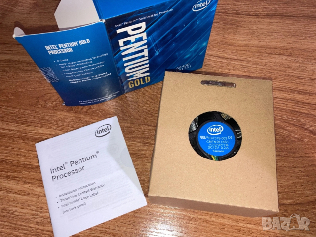 Процесор intel Pentium Gold G5400, 2C/4T, 3.7GHz, 4MB