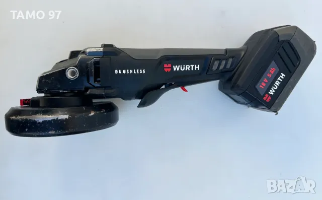 Wurth AWS 18-125 P Compact - Безчетков ъглошлайф 18V 5.0Ah, снимка 2 - Други инструменти - 50133257