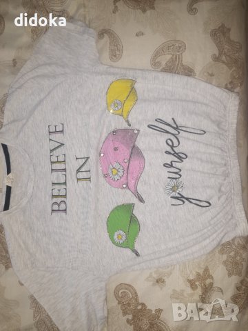 Тениска с камъни, снимка 1