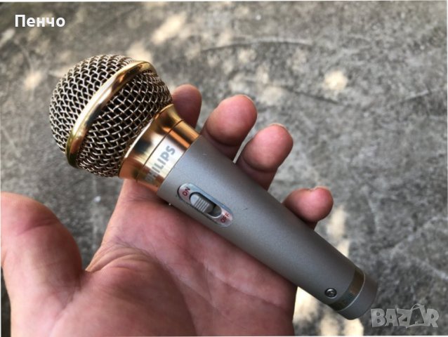 стар метален микрофон "PHILIPS" SBC MD680