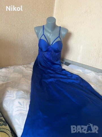 рокля с дължина до пода, снимка 2 - Рокли - 51235362