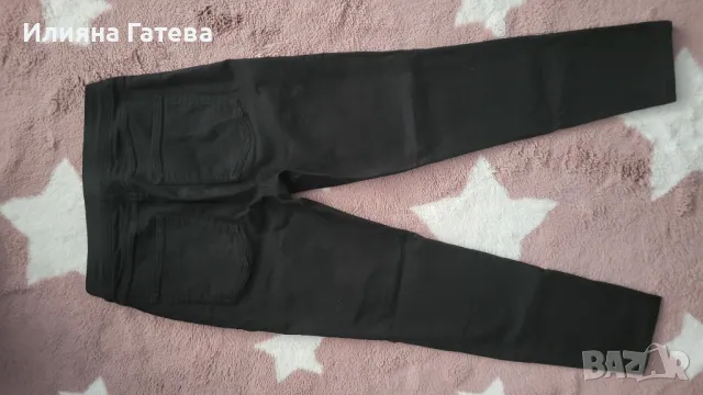 Черни дънки French connection р-р М, обувани веднъж, снимка 4 - Дънки - 48704520