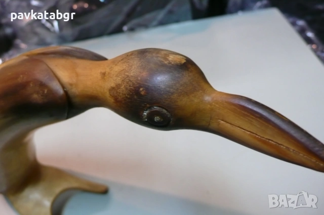 Патица от рог, снимка 7 - Антикварни и старинни предмети - 53110395