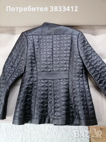 Дамско кожено яке, снимка 2 - Якета - 51974124