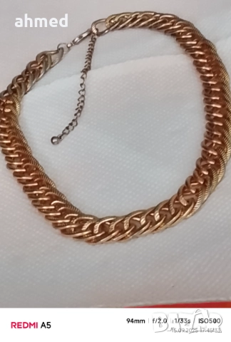 Красив стар позлата ланц позлатан