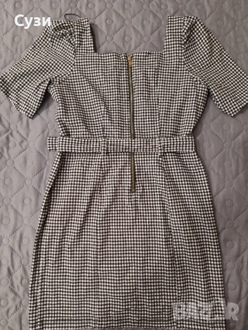 Дамска рокля каре, снимка 3 - Рокли - 52541011