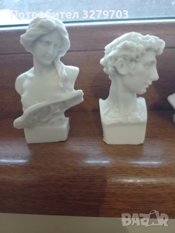 Антични бюстове комплект, снимка 7 - Антикварни и старинни предмети - 53474356