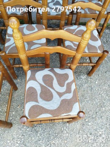 Дървени столове А19, снимка 3 - Столове - 41040474