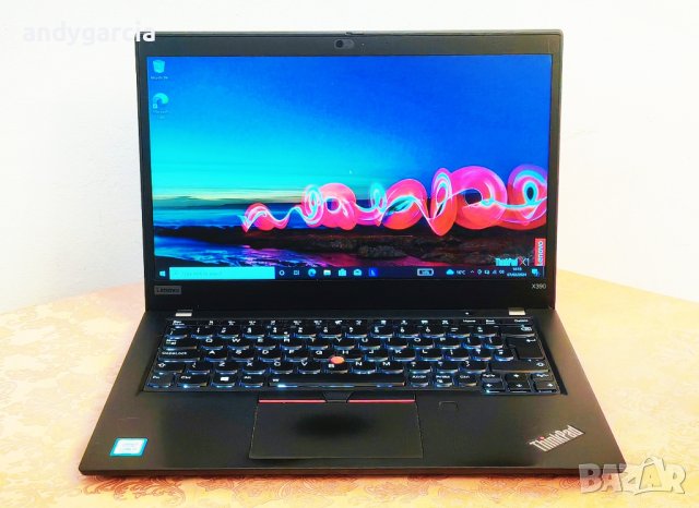 Lenovo ThinkPad X390/Core i5 8265U/16GB RAM/256GB SSD NVMe/13.3 IPS Full HD лаптоп за работа перфект, снимка 1 - Лаптопи за работа - 44181502