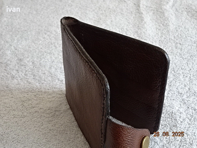 мъжки портфейл /ръчна изработка/, снимка 7 - Портфейли, портмонета - 51615079