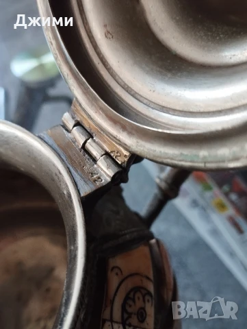 много стар чайник, снимка 6 - Антикварни и старинни предмети - 50504993