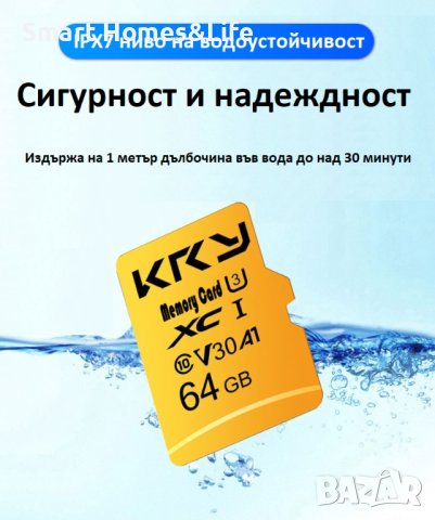 Micro SD Memory Card / TF Карта Памет Class 10 + Adapter, снимка 9 - Карти памет - 41887193