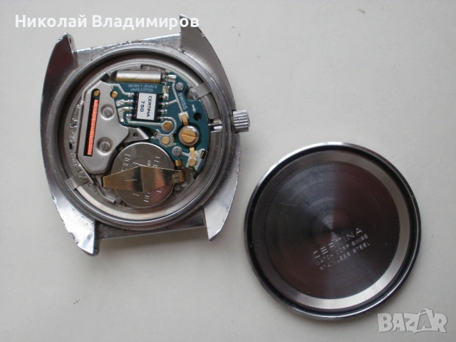Certina швейцарски стар 1970 г. мъжки кварцов часовник, снимка 7 - Мъжки - 53565395