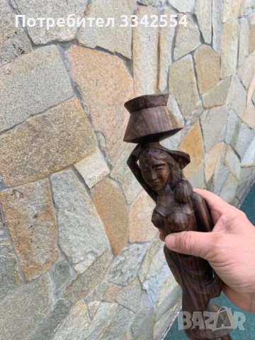 ФИГУРА ДЪРВОПЛАСТИКА РЕЗБА СТАТУЕТКА СКУЛПТУРА ДЪРВО, снимка 5 - Статуетки - 51331206