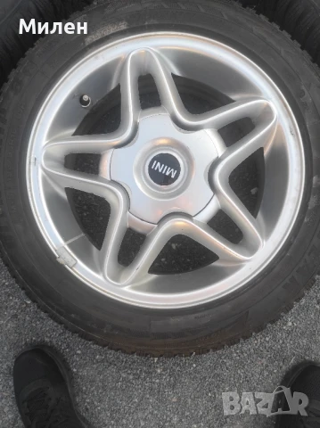 Оригинални алуминиеви джанти 6,5Jx16 за Mini с гуми 195/55/16, снимка 7 - Гуми и джанти - 50958487