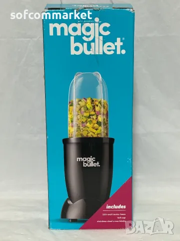 Нутри блендер Magic Bullet MBR03B  – С 6 месеца гаранция!, снимка 6 - Блендери - 55951888