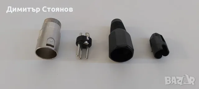 Професионален аудио конектор CANON M, XLR, разглобяем, снимка 3 - Други - 55810041