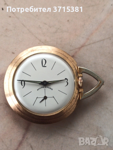 Позлатен часовник Ankre 15 rubis, снимка 6 - Дамски - 53210120