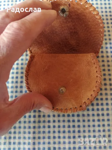 старо кожено портмоне , снимка 3 - Портфейли, портмонета - 49711571