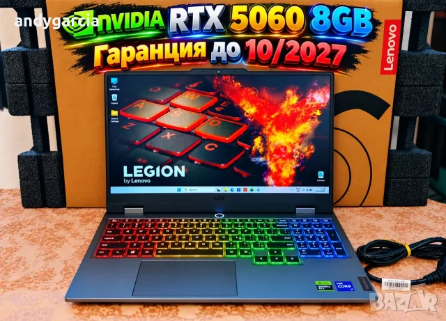  NVidia RTX 5060 8GB/Intel Core i7 13650HX/16GB RAM/1TB SSD NVME/15.6 144hz/Lenovo LOQ с ГАРАНЦИЯ 