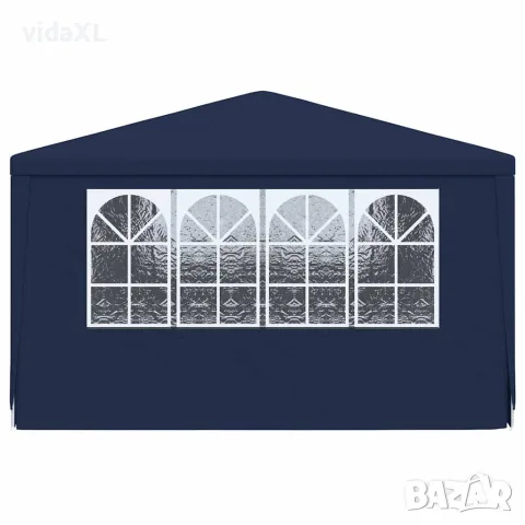 vidaXL Професионална парти шатра със стени 4x6 м синя 90 г/м², снимка 5 - Къмпинг мебели - 56147625