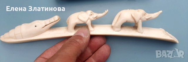 Резбована декорация от слонова кост 