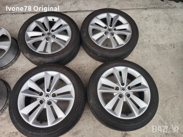 ПРОМОЦИЯ АЛУМИНИЕВИ ДЖАНТИ RENAULT  DACIA 5x114.3 17цола.Отлично състояние.