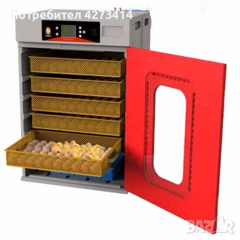 Напълно автоматичен инкубатор за 400 яйца, снимка 1