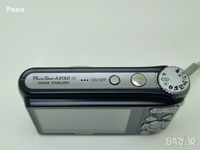 Canon PowerShot A3150 IS 12.1MP Digital Camera Black, снимка 5 - Фотоапарати - 52729768